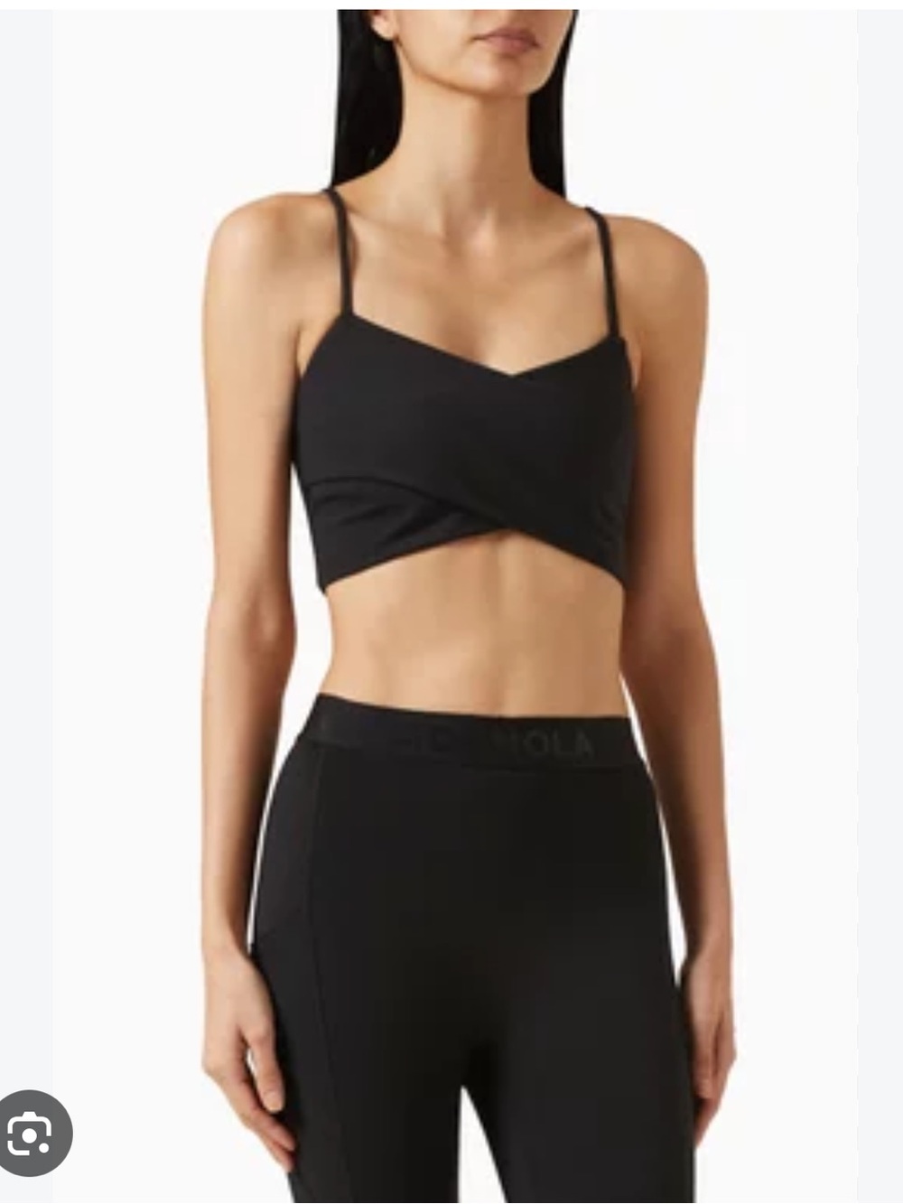 ADANOLA Ultimate Wrap Bra in Black Size Small